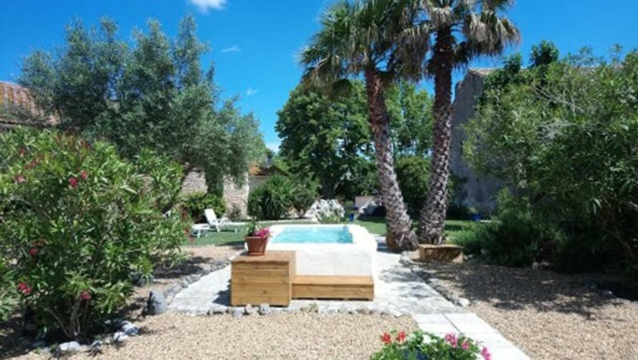 Bed and Breakfast Au Jardin D'Amphora Ginestas Exterior foto
